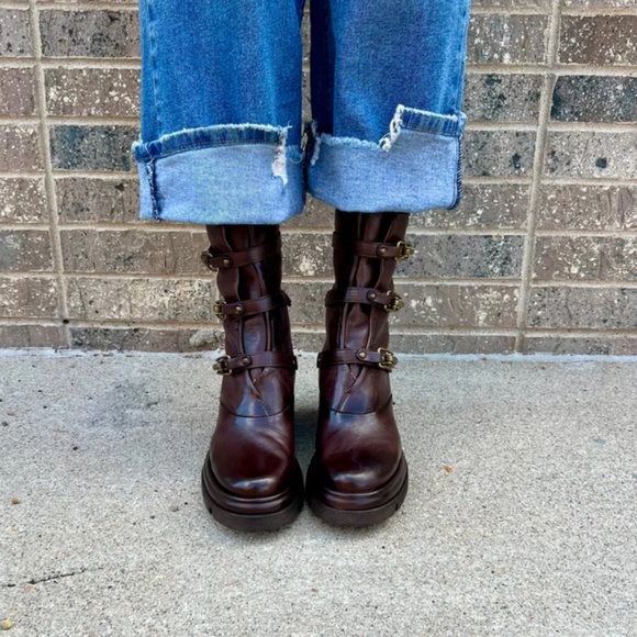 A.S.98 Eamon Heeled Boot in Ebano - Picture 3 of 3